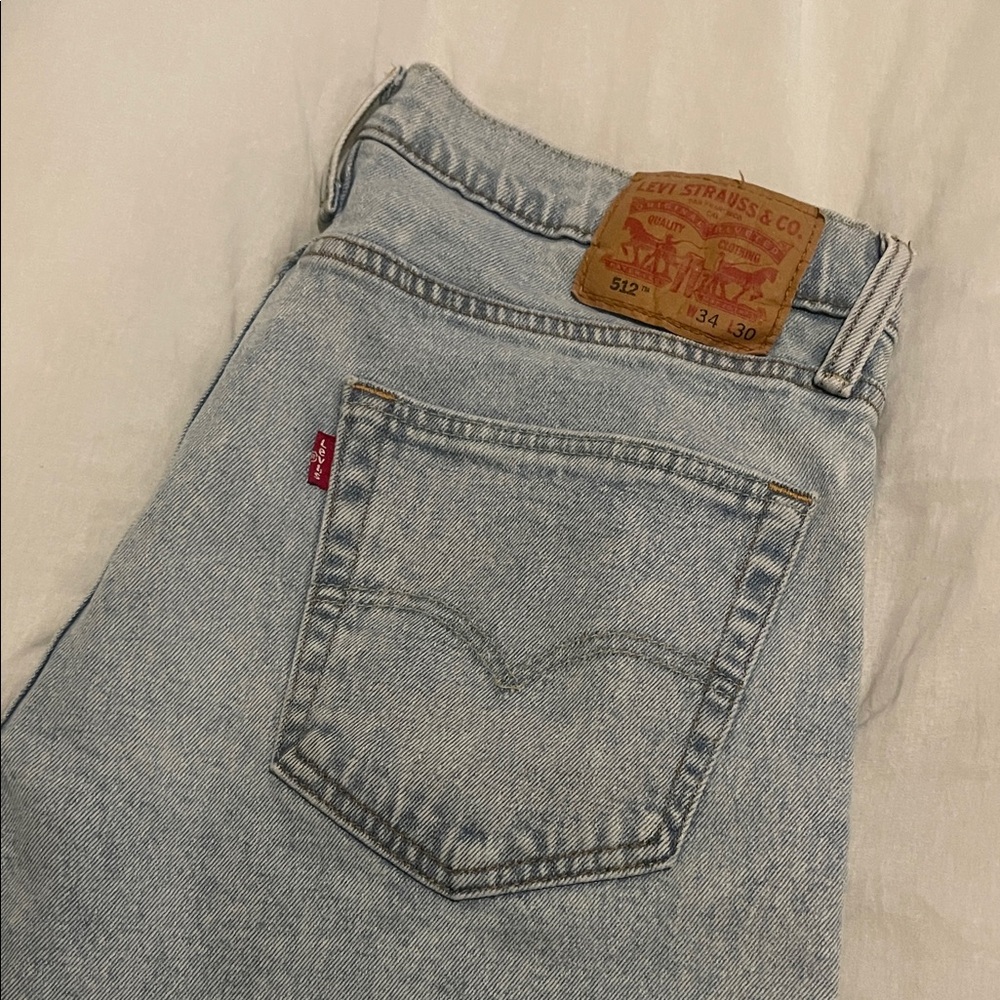 Levi's 512 Slim Straight Men's Jeans - Light Blue